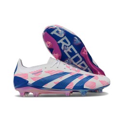 adidas Predator Elite FG Neuf Rose Bleu Blanc
