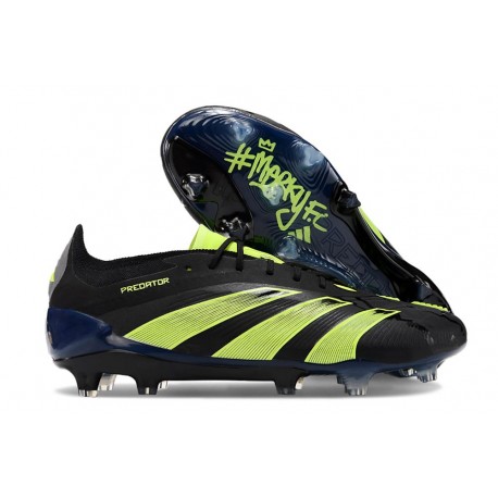 adidas Predator Elite FG Neuf Noir Vert
