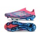 adidas F50+ Gazon Naturel FG Bleu Solaire Blanc Ftwr Rose