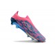 adidas F50+ Gazon Naturel FG Bleu Solaire Blanc Ftwr Rose