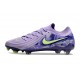 Nike Phantom Luna 2 Elite Low FG Neuf Violet Agate Volt Très Pâle