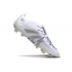 adidas Predator 2025 Elite FT FG Blanc Argent Métallique Royal Vif