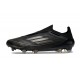 Adidas F50 Elite Sans Lacets FG Neuf Dark Spark - Noir Argenté Doré