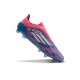 Adidas F50 Elite Sans Lacets FG Neuf Bleu Solaire Blanc Ftwr Rose