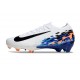 Chaussure Nike Mercurial Vapor XVI Elite FG Blanc Noir Bleu