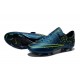 Crampons Football Nike Mercurial Vapor X FG Homme Bleu Noir Volt