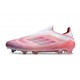 Adidas F50 Elite Sans Lacets FG Neuf Rose Blanc