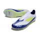 Adidas F50 Elite Sans Lacets FG Neuf Blanc Jaune Solaire Bleu Lucide