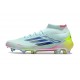Chaussure Adidas F50 Elite Mid FG Stellar Icon - Bleu Jaune