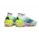Chaussure Adidas F50 Elite Mid FG Stellar Icon - Bleu Jaune