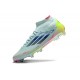 Chaussure Adidas F50 Elite Mid FG Stellar Icon - Bleu Jaune
