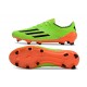 Crampons Adidas F50 Elite FG Vert Orange Noir