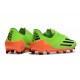Crampons Adidas F50 Elite FG Vert Orange Noir