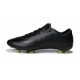 Crampons Football Nike Mercurial Vapor X FG Homme Violet Vert Tout Noir