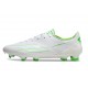 Crampons Adidas F50 Elite FG Blanc Vert