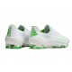 Crampons Adidas F50 Elite FG Blanc Vert