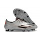 Crampons Adidas F50 Elite FG Argent Noir