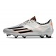 Crampons Adidas F50 Elite FG Argent Noir