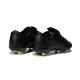 Crampons Football Nike Mercurial Vapor X FG Homme Violet Vert Tout Noir