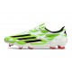 Crampons Adidas F50 Elite FG Vert Noir Blanc