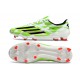 Crampons Adidas F50 Elite FG Vert Noir Blanc