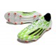 Crampons Adidas F50 Elite FG Vert Noir Blanc