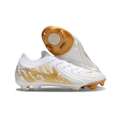 Nike Phantom Luna 2 Elite Low FG Neuf Blanc Or