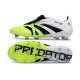 adidas Predator 2025 Elite FT FG Blanc Noir Citron Lucid