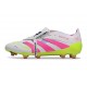 adidas Predator 2025 Elite FT FG Blanc Rose Lucide Citron Lucide