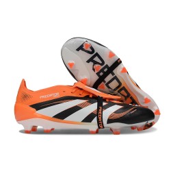 adidas Predator 2025 Elite FT FG Noir Blanc Orange