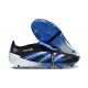 adidas Predator Foldover Tongue Elite FG Noir Bleu