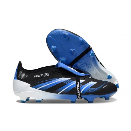adidas Predator Foldover Tongue Elite FG Noir Bleu