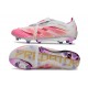 adidas Predator Foldover Tongue Elite FG Rose Blanc
