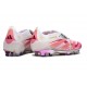 adidas Predator Foldover Tongue Elite FG Rose Blanc