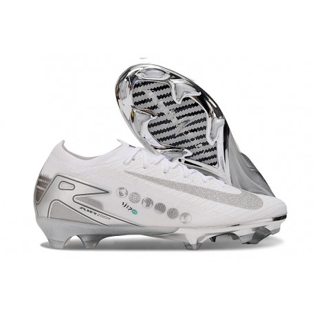 Nike Air Zoom Mercurial Vapor 16 Elite FG Blanc Argent