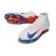 Nike Zoom Mercurial Superfly 10 Elite FG Blanc Bleu Rouge