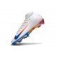 Nike Zoom Mercurial Superfly 10 Elite FG Blanc Bleu Rouge