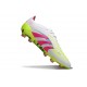 Chaussure adidas Predator Elite FG Blanc Rose