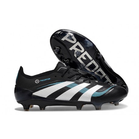 Chaussure adidas Predator Elite FG Noir Blanc Bleu