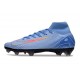 Nike Zoom Mercurial Superfly 10 Elite FG Bleu Rouge