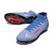 Nike Zoom Mercurial Superfly 10 Elite FG Bleu Rouge