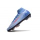 Nike Zoom Mercurial Superfly 10 Elite FG Bleu Rouge