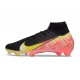Nike Zoom Mercurial Superfly 10 Elite FG Noir Jaune Orange