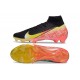 Nike Zoom Mercurial Superfly 10 Elite FG Noir Jaune Orange