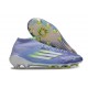 Chaussure Adidas F50 Elite Mid FG Violet Tone Citron Lucide Violet Rapide