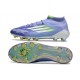 Chaussure Adidas F50 Elite Mid FG Violet Tone Citron Lucide Violet Rapide
