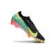 Nike Air Zoom Mercurial Vapor 16 Elite FG X VINI JR Noir Jaune Dynamique Vert Etincelle Cramoisi Brt