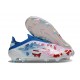 Adidas F50 Elite Sans Lacets FG Neuf Blanc Bleu Rose