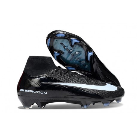Nike Zoom Mercurial Superfly 10 Elite FG Noir Bleu Givré