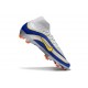 Nike Zoom Mercurial Superfly 10 Elite FG Argent Bleu Jaune